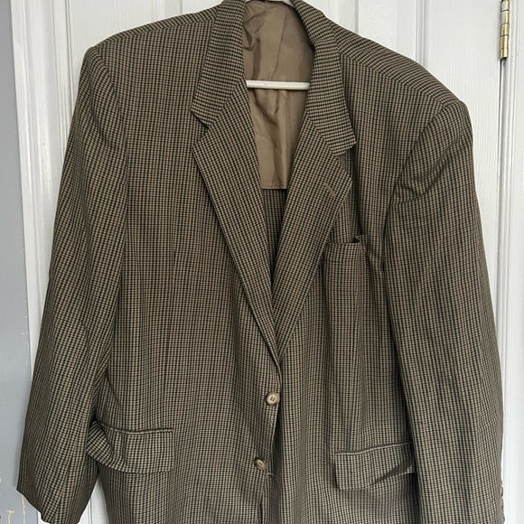 Plaid men’s oversized blazer - Picture 1 of 5